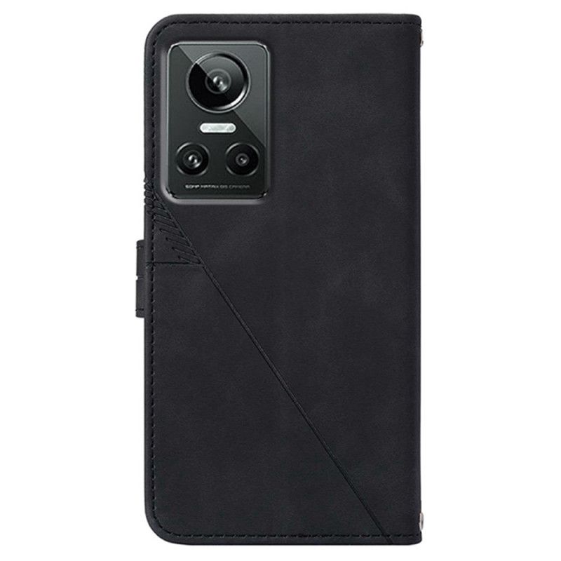 Flip Cover Realme GT Neo 3 Geometriske Mønstre