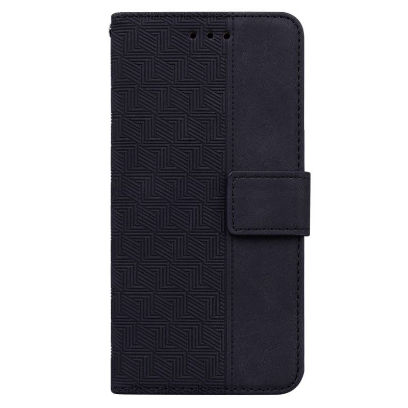 Flip Cover Realme GT Neo 3 Geometriske Mønstre