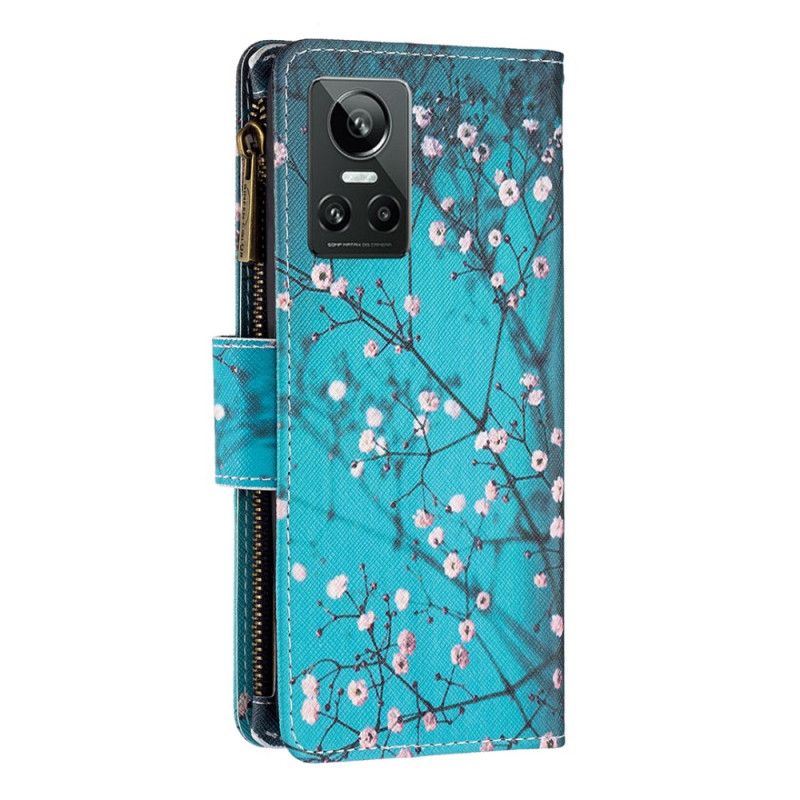 Flip Cover Realme GT Neo 3 Midnatsblomster