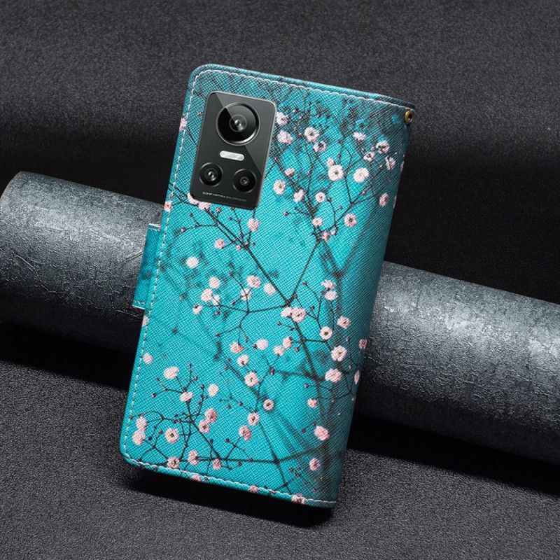 Flip Cover Realme GT Neo 3 Midnatsblomster