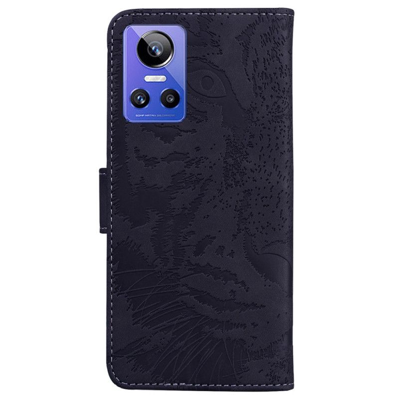 Flip Cover Realme GT Neo 3 Tigermønster