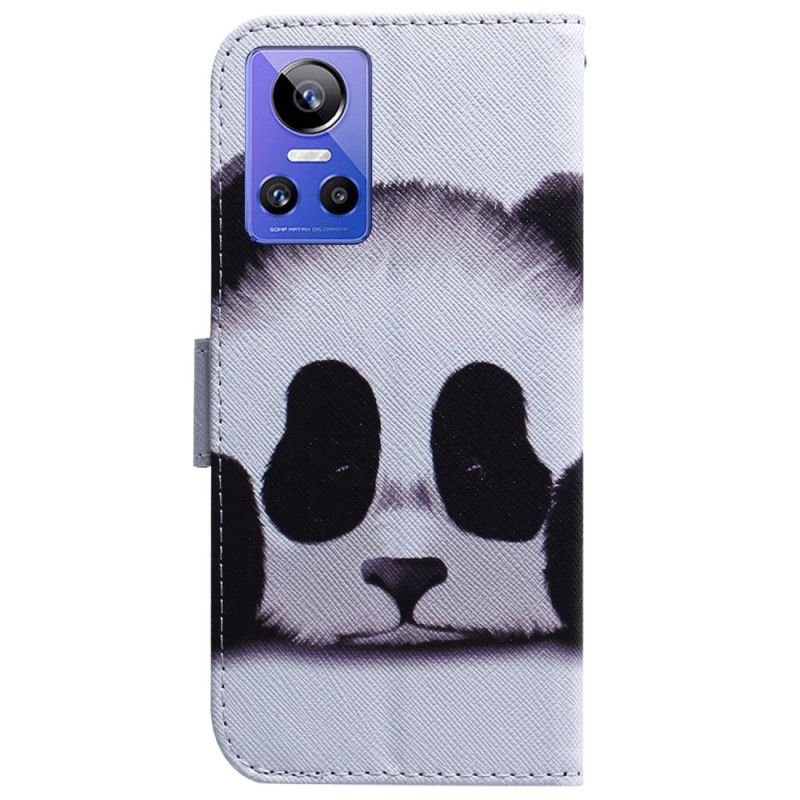 Læder Cover Realme GT Neo 3 Trist Panda