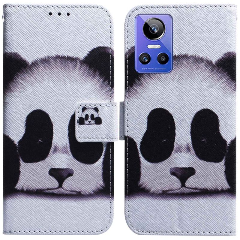 Læder Cover Realme GT Neo 3 Trist Panda