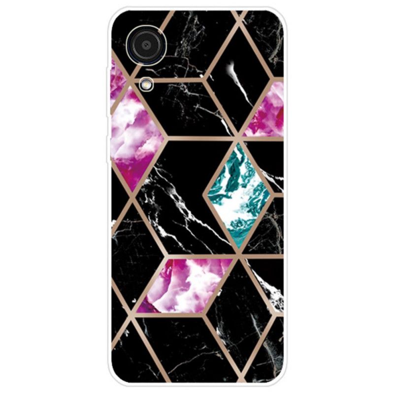 Cover Samsung Galaxy A03 Core Afvist Geometrisk Marmor