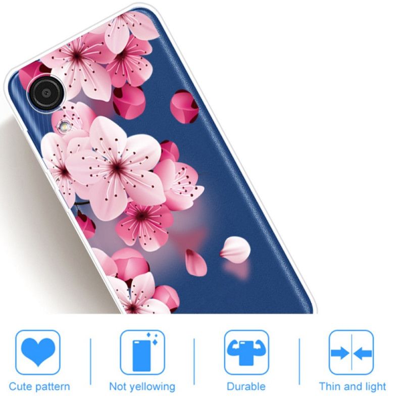 Cover Samsung Galaxy A03 Core Små Lyserøde Blomster