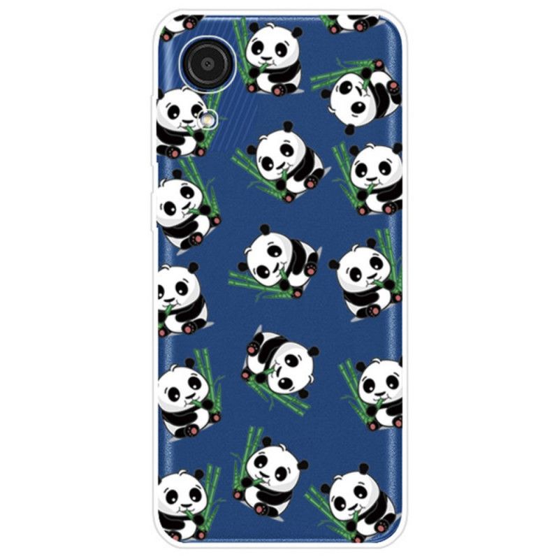 Cover Samsung Galaxy A03 Core Små Pandaer