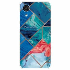 Cover Samsung Galaxy A03 Core Variabel Geometrisk Marmor