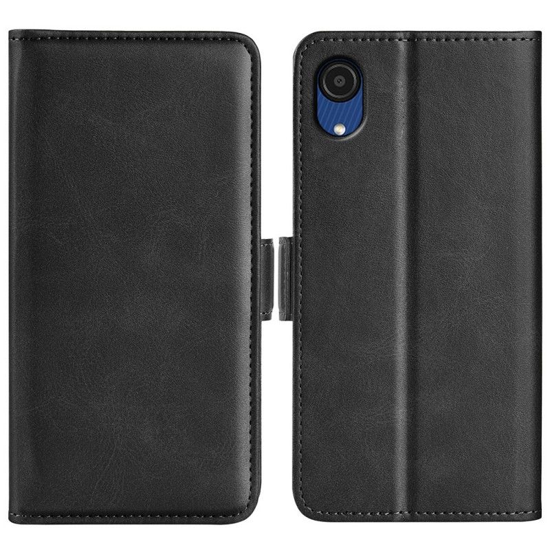 Flip Cover Samsung Galaxy A03 Core Læder Cover Dobbeltklap