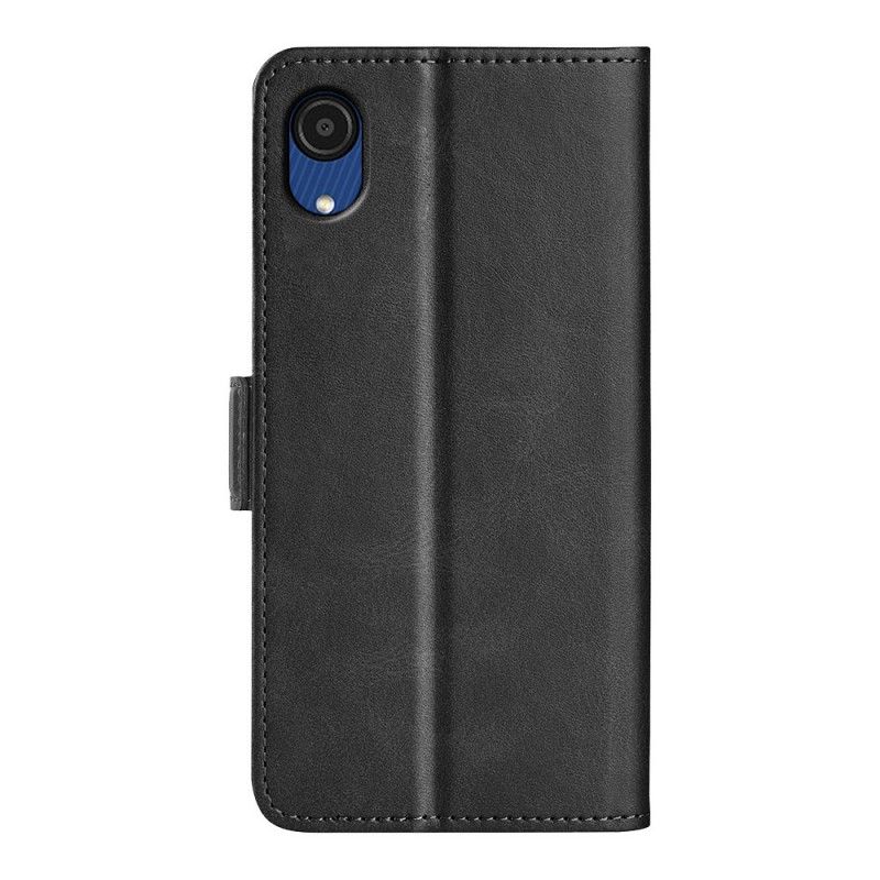 Flip Cover Samsung Galaxy A03 Core Læder Cover Dobbeltklap