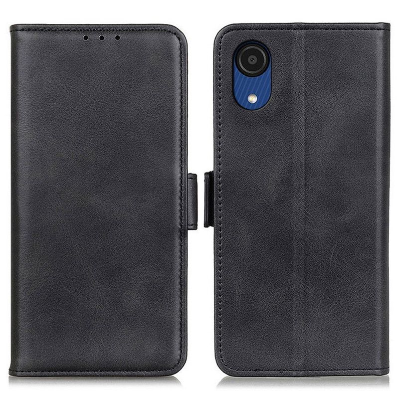 Flip Cover Samsung Galaxy A03 Core Læder Cover Dobbeltklap