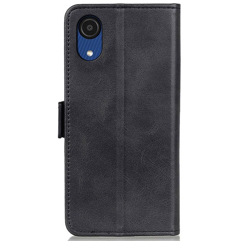 Flip Cover Samsung Galaxy A03 Core Læder Cover Dobbeltklap