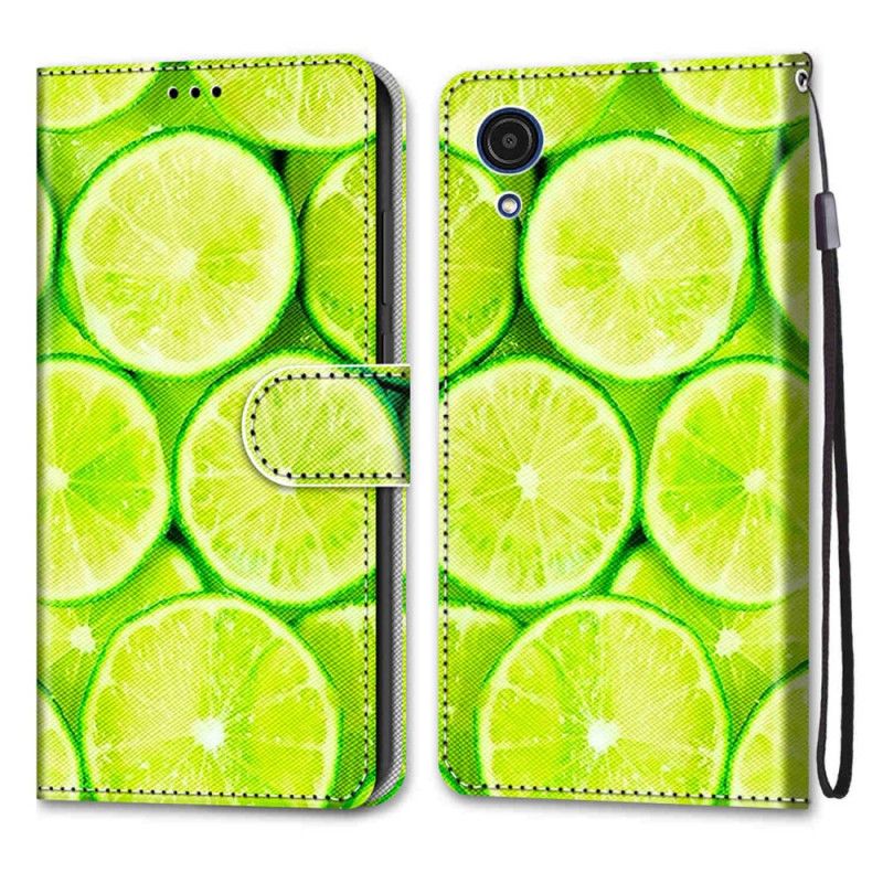 Flip Cover Samsung Galaxy A03 Core Limes