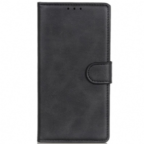 Flip Cover Samsung Galaxy A03 Core Mat Lædereffekt