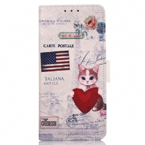 Flip Cover Samsung Galaxy A03 Core Rejsende Kat