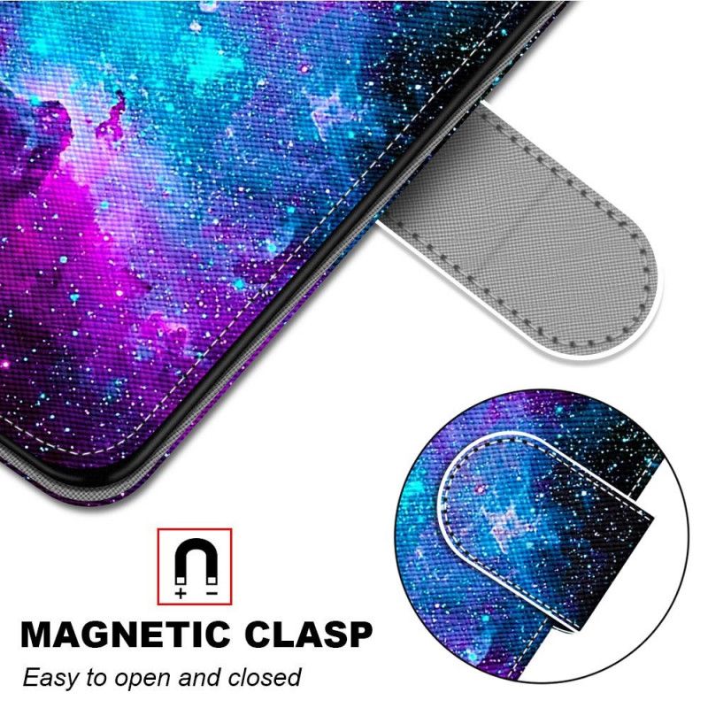 Læder Cover Samsung Galaxy A03 Core Kosmisk Himmel