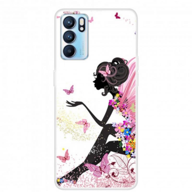 Cover Oppo Reno 6 5G Blomsterpige