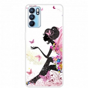 Cover Oppo Reno 6 5G Blomsterpige