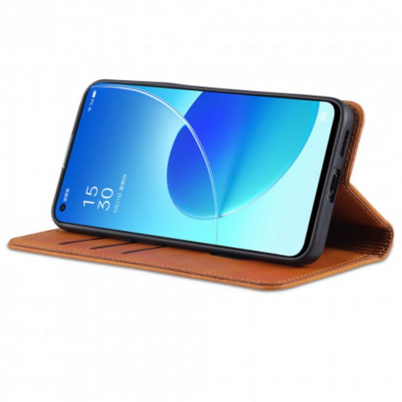 Cover Oppo Reno 6 5G Flip Cover Azns Læderstil