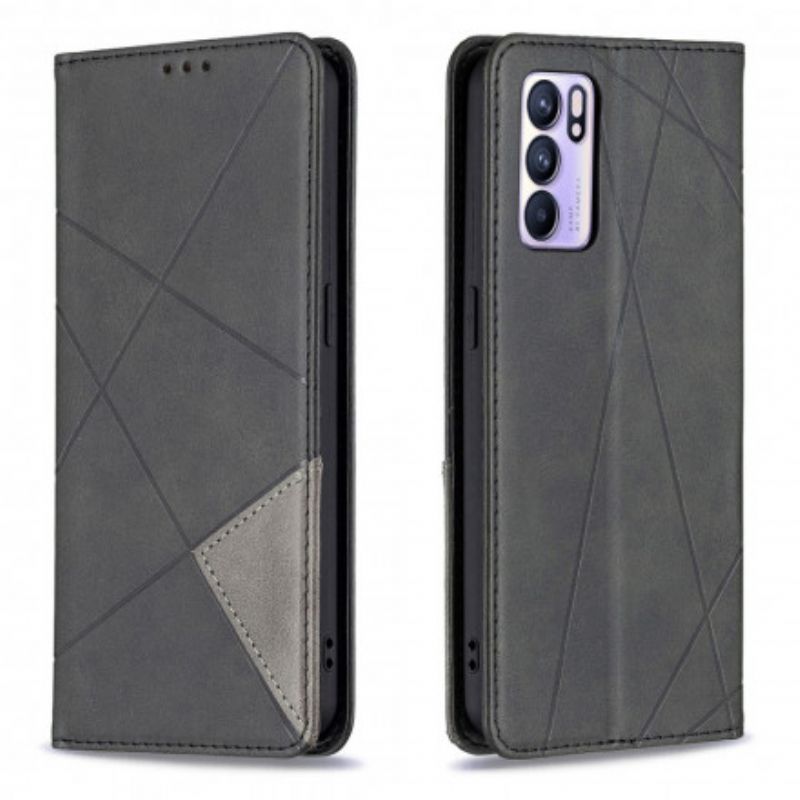 Cover Oppo Reno 6 5G Flip Cover Kunstnerstil