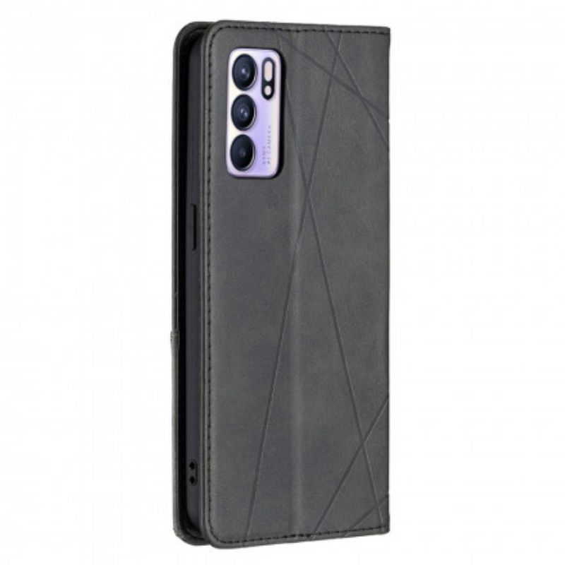 Cover Oppo Reno 6 5G Flip Cover Kunstnerstil