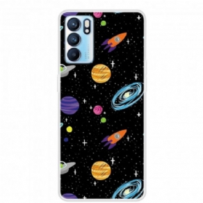 Cover Oppo Reno 6 5G Galaxy Planet