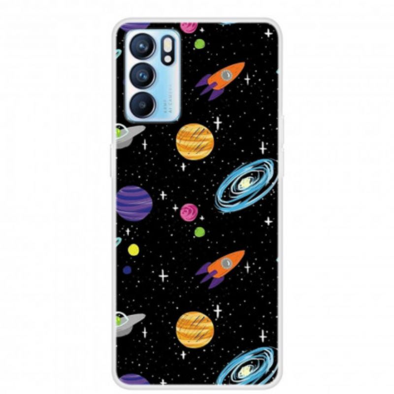 Cover Oppo Reno 6 5G Galaxy Planet