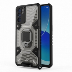 Cover Oppo Reno 6 5G Honeycomb Med Ring