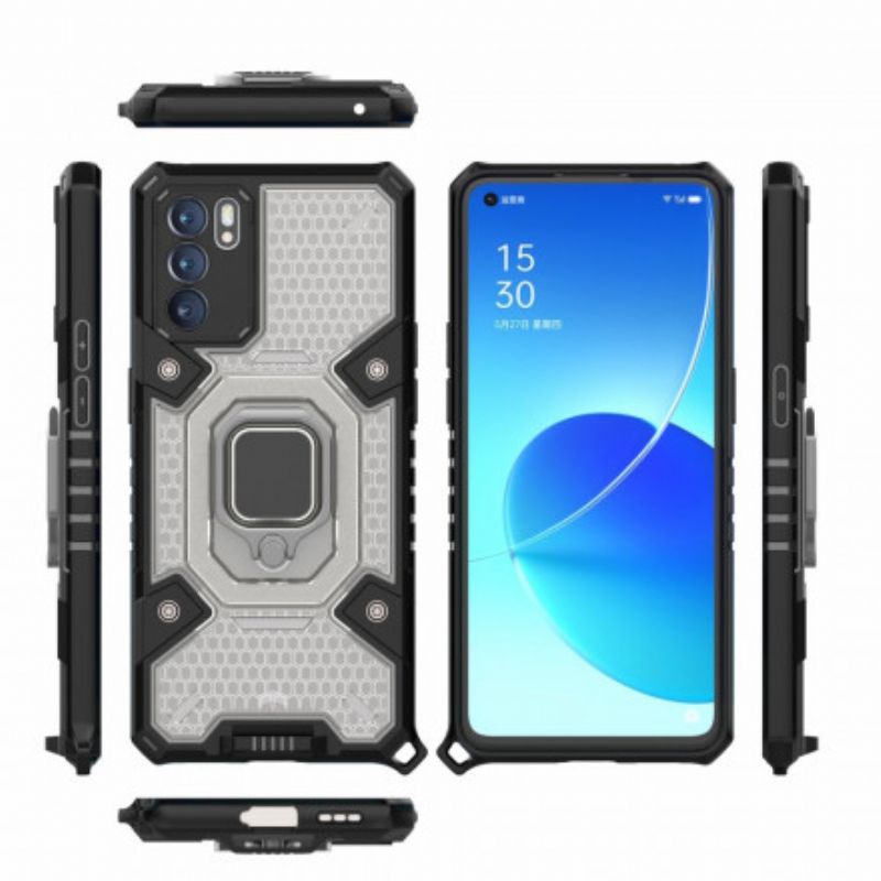 Cover Oppo Reno 6 5G Honeycomb Med Ring