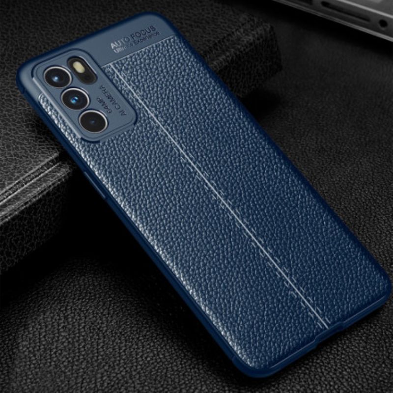 Cover Oppo Reno 6 5G Litchi-lædereffekt