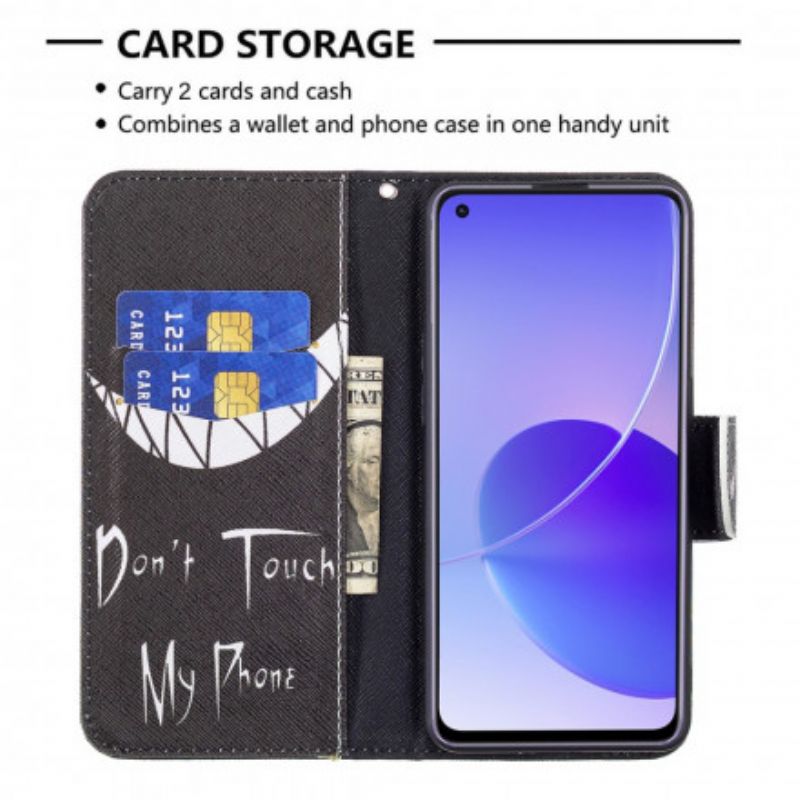 Flip Cover Oppo Reno 6 5G Djævletelefon