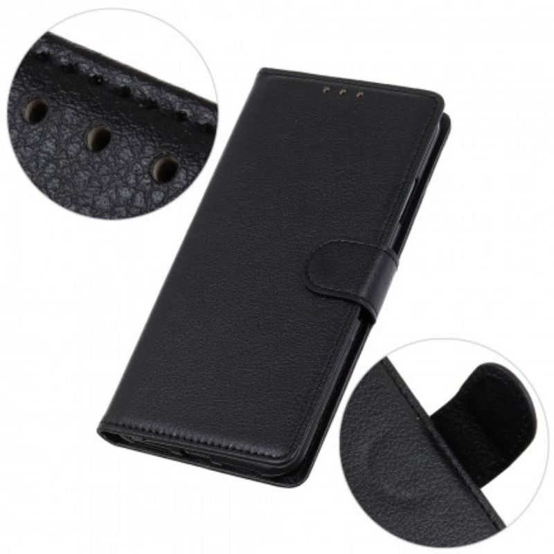 Flip Cover Oppo Reno 6 5G Faux Læder Litchi