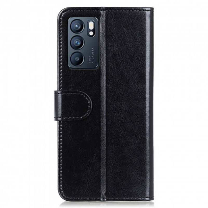 Flip Cover Oppo Reno 6 5G Iskold Finesse