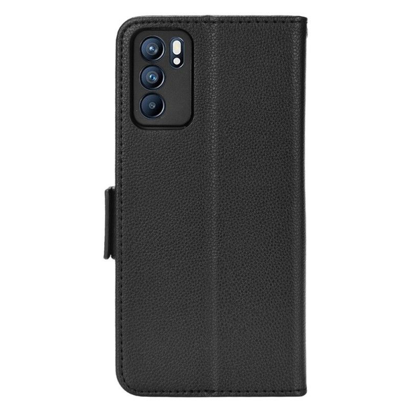 Flip Cover Oppo Reno 6 5G Læder Cover Dobbelt Nye Farver Flap