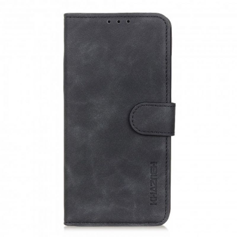 Flip Cover Oppo Reno 6 5G Vintage Lædereffekt Khazneh