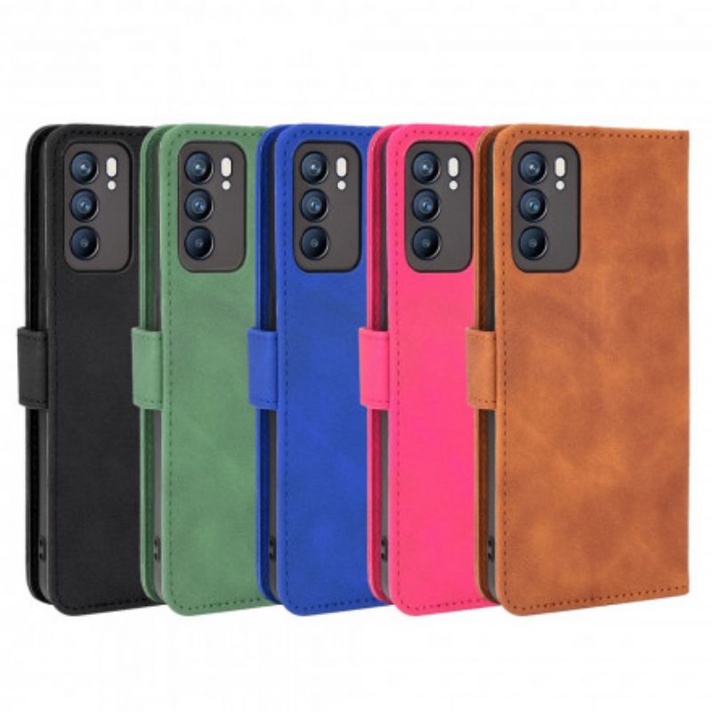 Læder Cover Oppo Reno 6 5G Skin-touch