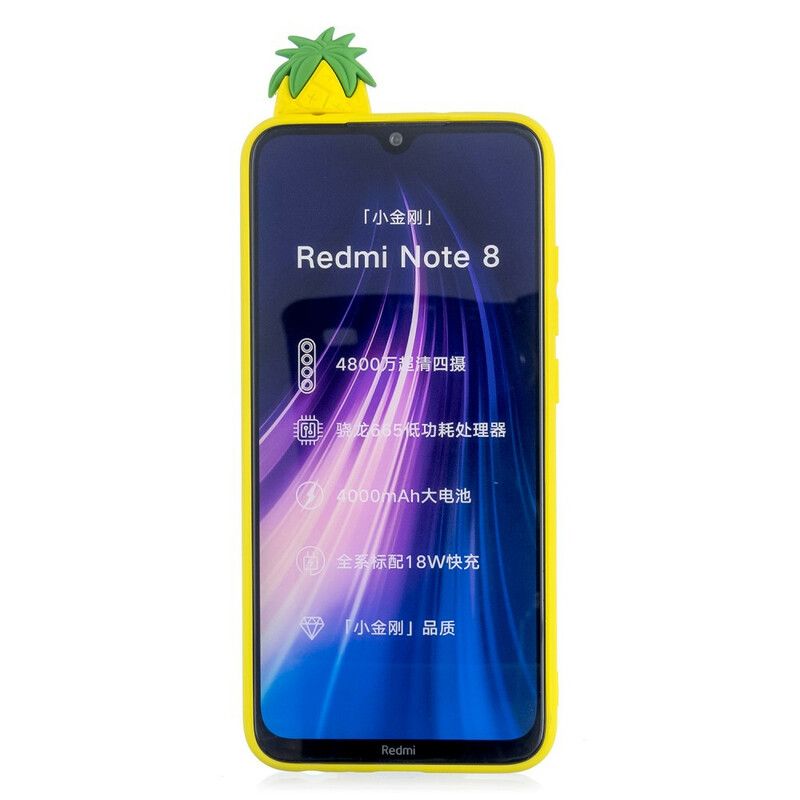 Cover Xiaomi Redmi Note 8T 3d Ananas