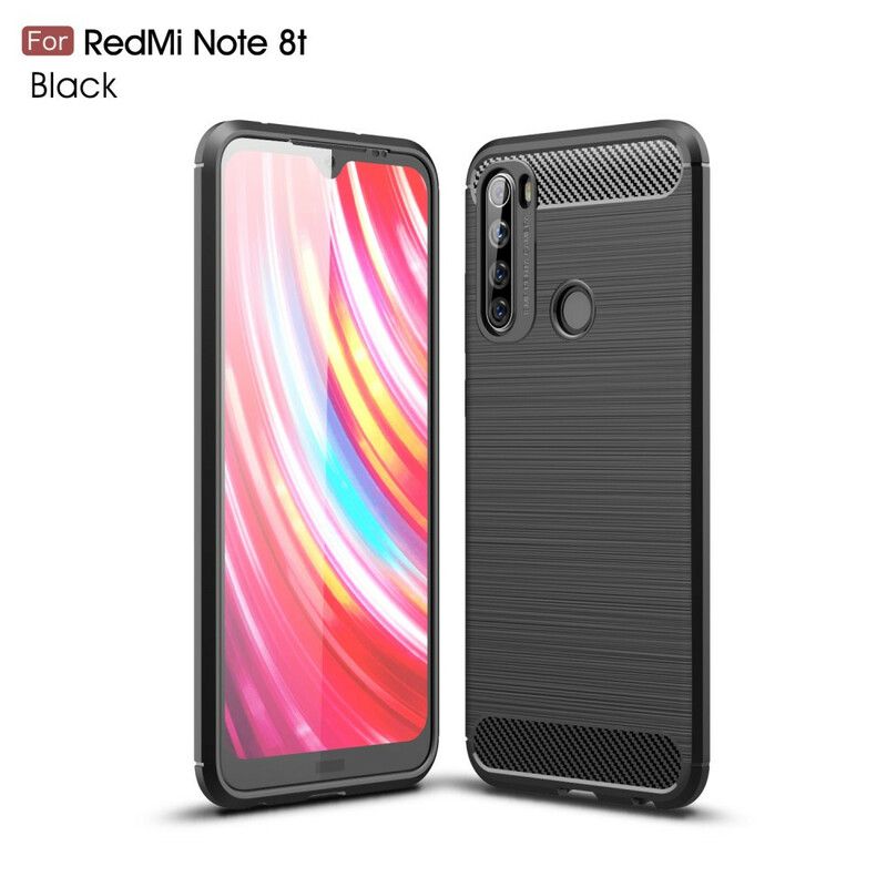 Cover Xiaomi Redmi Note 8T Børstet Kulfiber