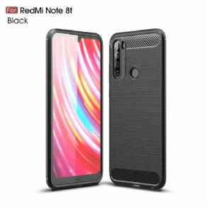 Cover Xiaomi Redmi Note 8T Børstet Kulfiber