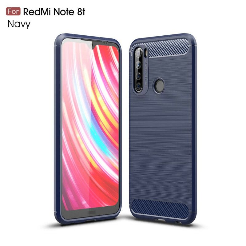 Cover Xiaomi Redmi Note 8T Børstet Kulfiber