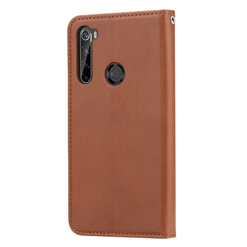 Cover Xiaomi Redmi Note 8T Flip Cover Faux Læder Kortholder