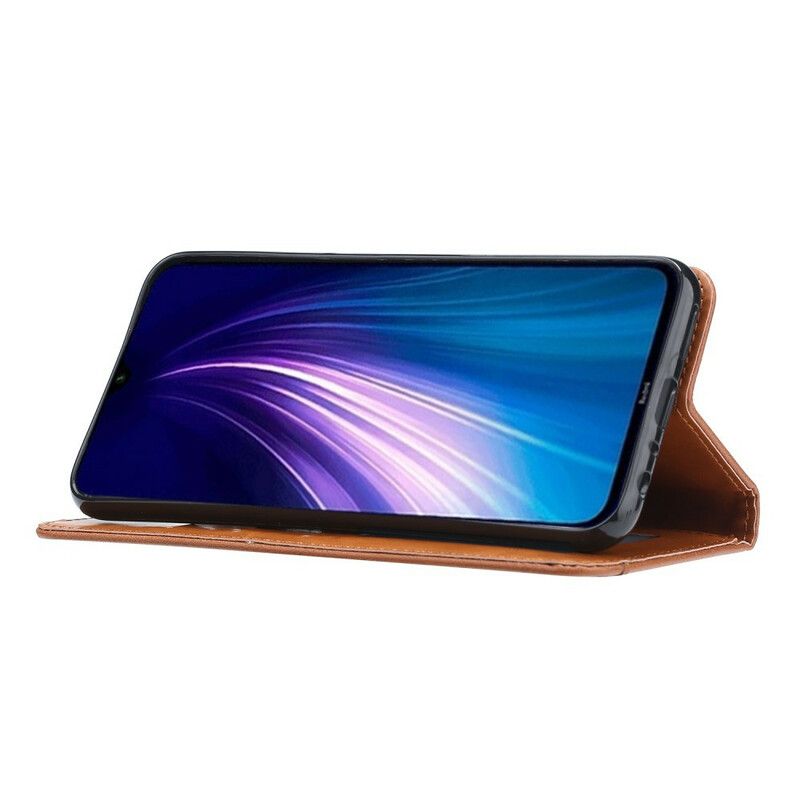 Cover Xiaomi Redmi Note 8T Flip Cover Faux Læder Kortholder