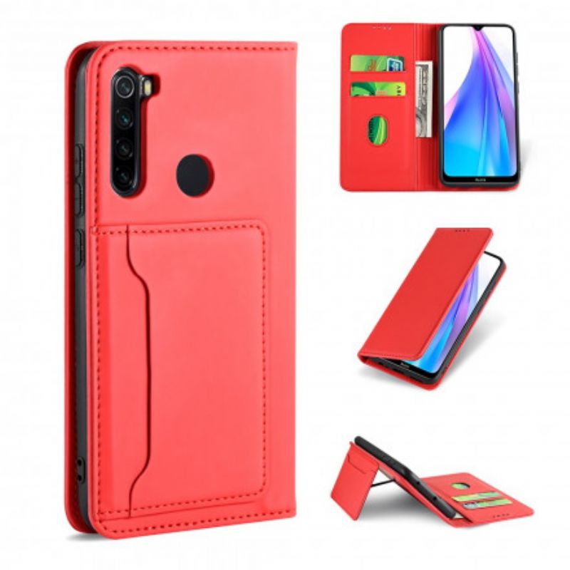 Cover Xiaomi Redmi Note 8T Flip Cover Støttekortholder