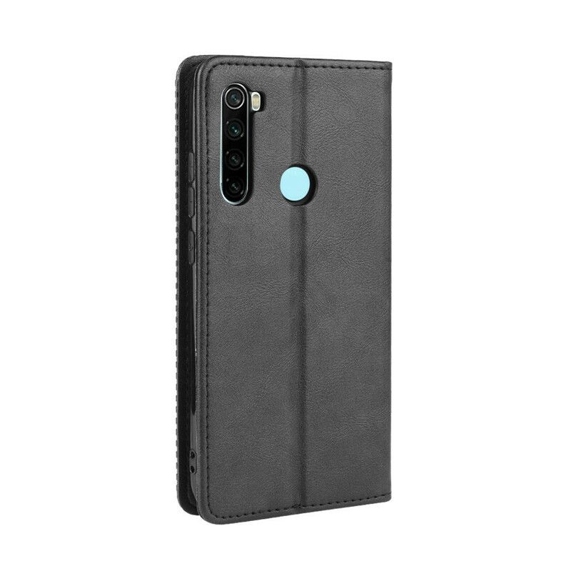 Cover Xiaomi Redmi Note 8T Flip Cover Vintage Stiliseret Lædereffekt