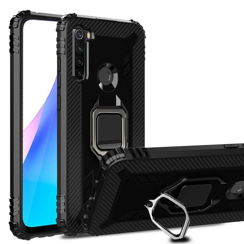 Cover Xiaomi Redmi Note 8T Ring Og Kulfiber