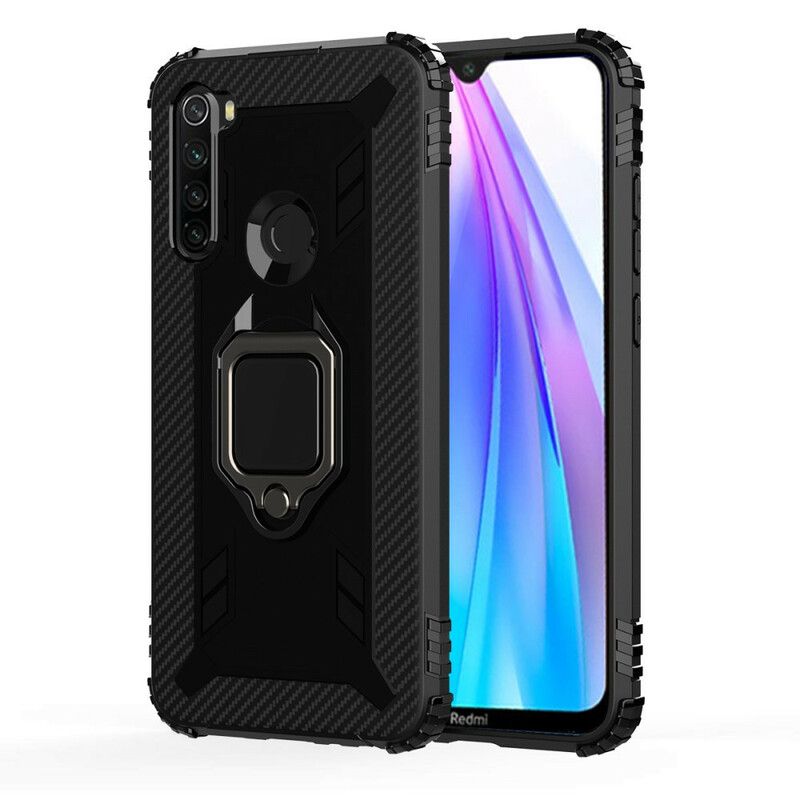 Cover Xiaomi Redmi Note 8T Ring Og Kulfiber