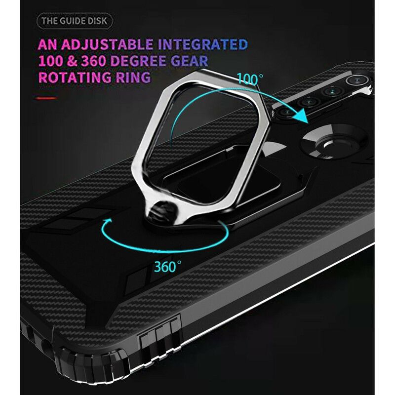 Cover Xiaomi Redmi Note 8T Ring Og Kulfiber