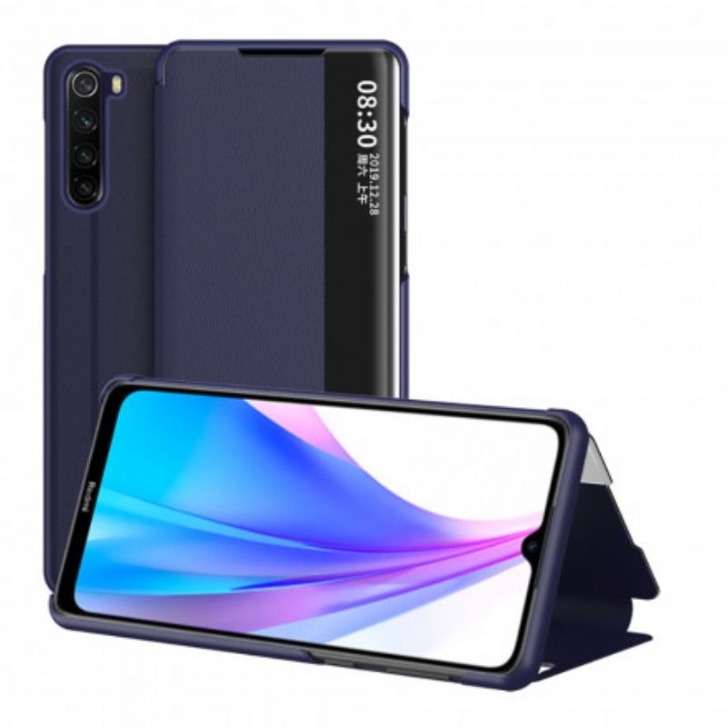 Cover Xiaomi Redmi Note 8T Tekstureret Kunstlæder