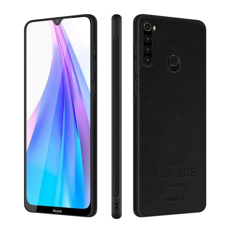 Cover Xiaomi Redmi Note 8T Vintage Lædereffekt Pinwuyo