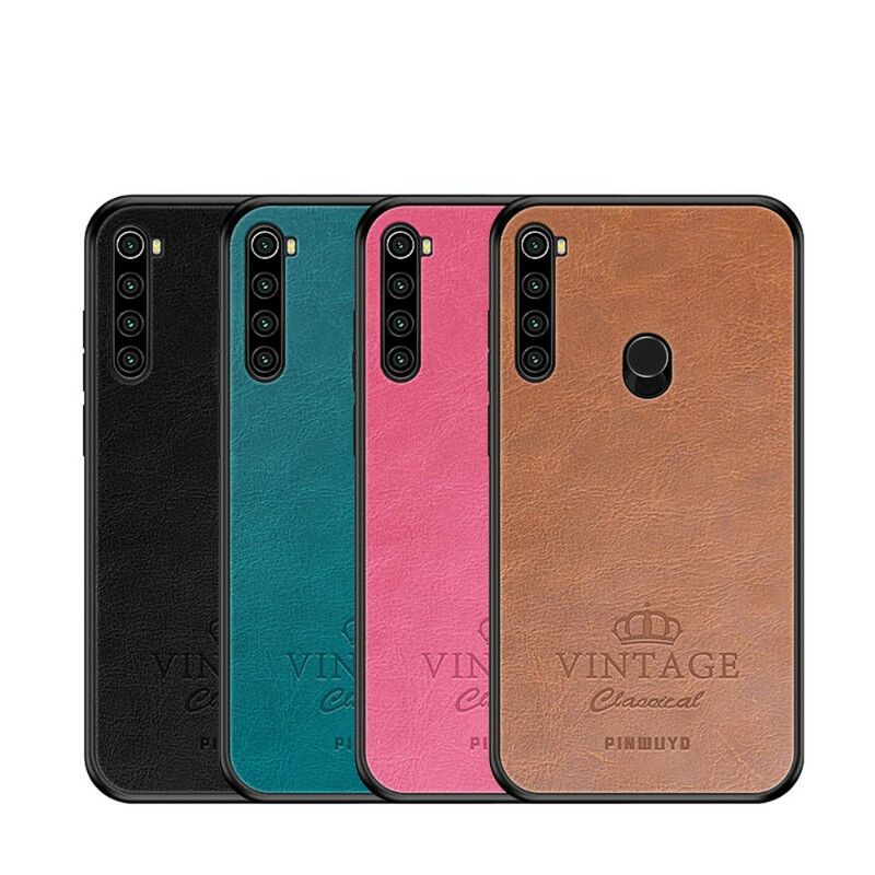 Cover Xiaomi Redmi Note 8T Vintage Lædereffekt Pinwuyo