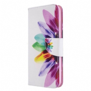 Flip Cover Xiaomi Redmi Note 8T Akvarelblomst